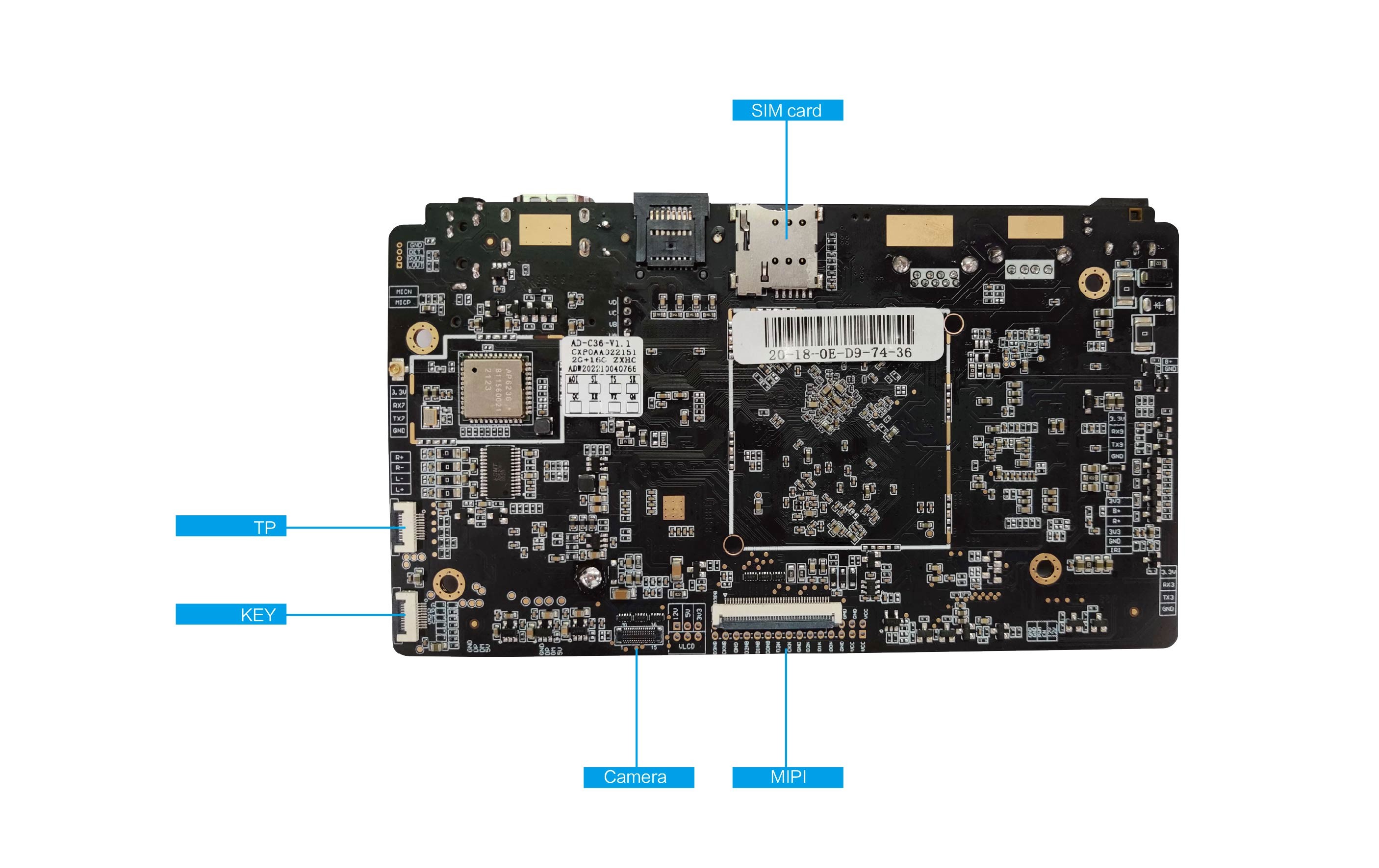 Sunchip Rockchip RK3566 RK3568 Embedded System Board WIFI BT LAN 4G Lte Digital Signage Kiosk For Advertising Etc.