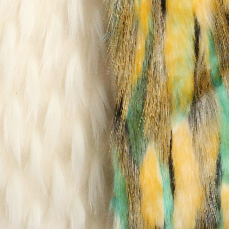 Plush JACQUARD Winter Coats With Luxury Faux Fur 100% Acrylic