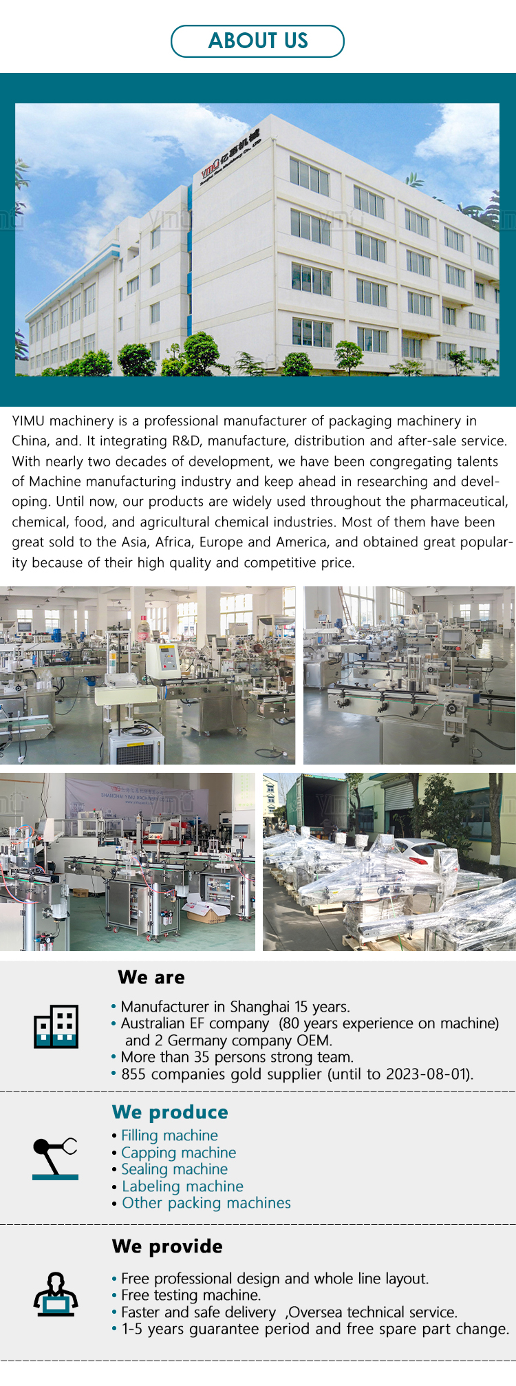 YIMU Packaging Machine Carton Box Corner Warp Labeller Flat Surface Pasting Labeling Machine