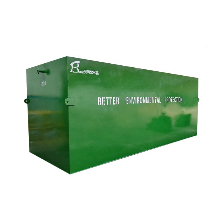 Food Shop Wastewater Treatment Containerized Skid-Mounted MBR Membrane Bioreactor 10*8cm