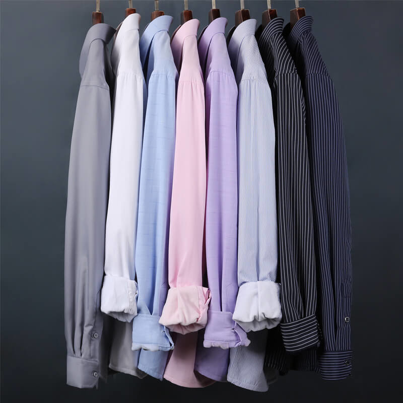 Personalization Custom Fit Dress Shirts Low Temperature Ironing Anti Shrink