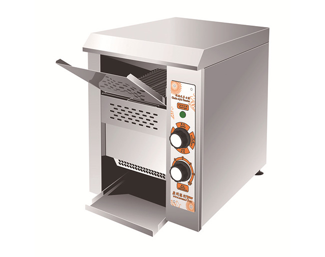 Durable Bakery Processing Equipment Electric Conveyor Toaster Chain Style