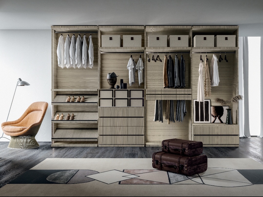 Modern Design Wooden Wardrobe for MDF Material Bedroom Furniture Storage
