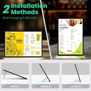 Energy-Efficient 10W-39W LED Light Box with Modern Design for Wide Application