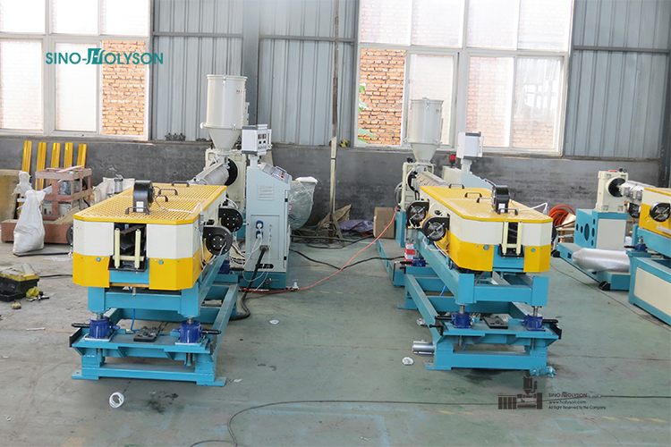 HSJ-65 PA Nylon 6/66 Flexible Corrugated Pipe Manufacturing Machine With 75 Rpm Screw Speed