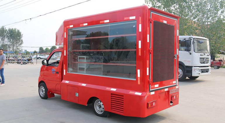 Mini Cheap Price 2ton ChangAn 5*1.96*2.59m Maximum 110km/h Announcing Advertising Truck