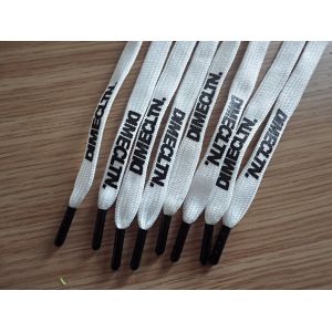 6mm-20mm Silicone Printed Custom Shoelace With Plastic Tips