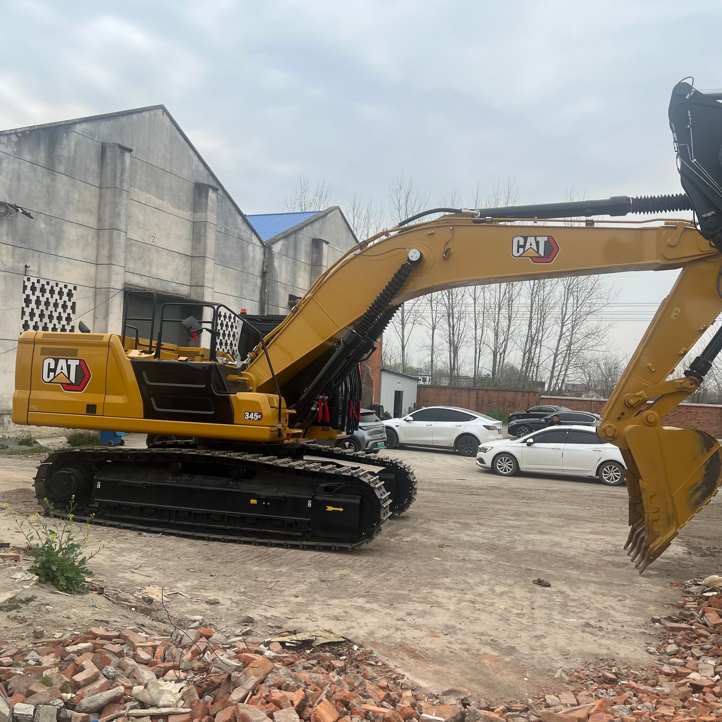 Used CAT 345GC Excavators Heavy Duty 45Ton Caterpillar Mining Tracked Machine Digger