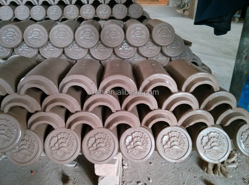 Chinese Design Style Direct Supply of Cobalt Blue Ceramic Roofing Tiles with Traditional Chinese Pagoda Roof Design
