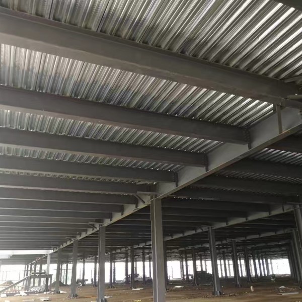 Prefab Long Span Steel Frame Warehouse Industrial With Customized Design