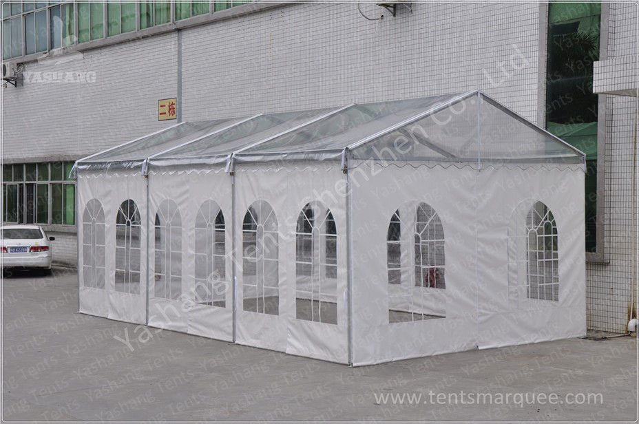 6M Modular Design Commercial Event Tents , Outdoor Event Canopy With Soft PVC Windows