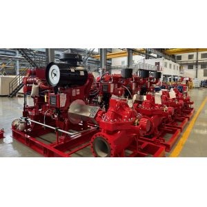 SCF250-200-600 Diesel Engine Driven Split Case Fire Pump   4500 GPM UL/FM Certified