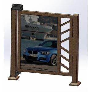 Waterproof Swing Barrier Gate For ANPR School Access Control Insulation Level F