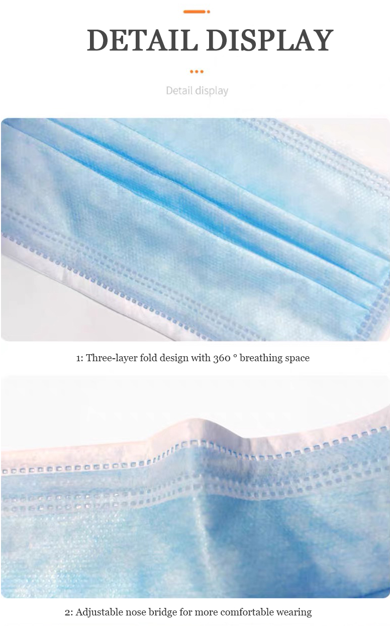 ANTI POLLUTION FACE MASK 3 PLY DISPOSABLE SURGICAL MASK 3PLY FACE MASK