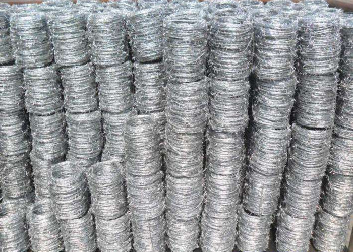 low carbon steel 20kgs Q195 Security Barbed Wire Fencing