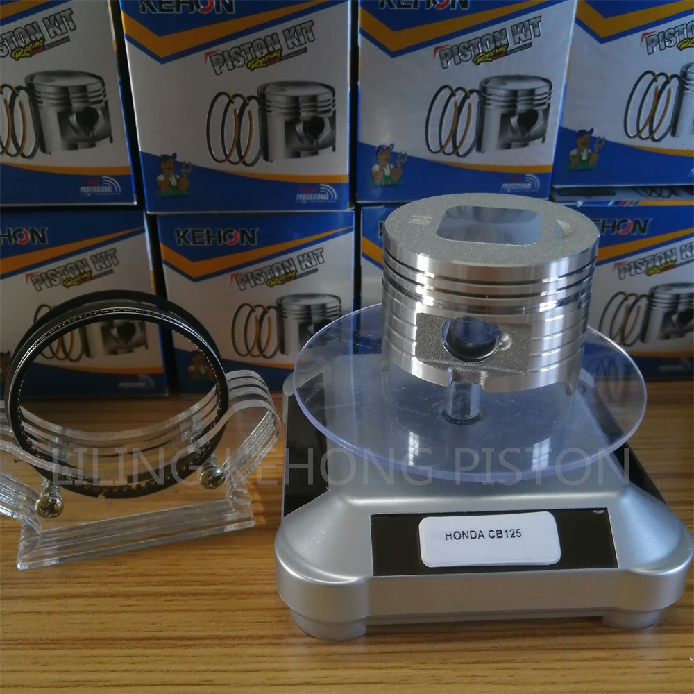 82g Steel Honda Motorcycle Pistons Fit CB 125 12x33mm Pin Size Practical