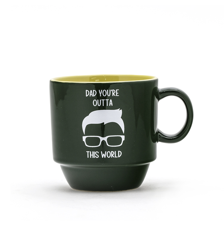 14OZ Customized Dad Mugs Ceramic Mug With Gift Set Best Gift for father's day