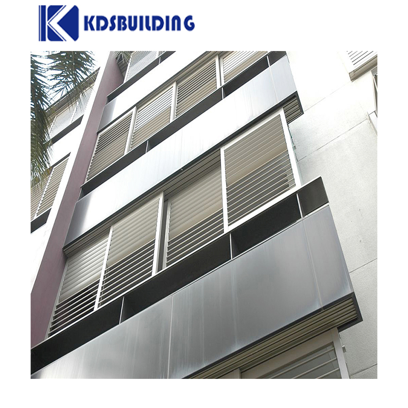 Aluminum Louver Facade Jalousie Window Size Louvred Aluminum Sun Louver Vertical