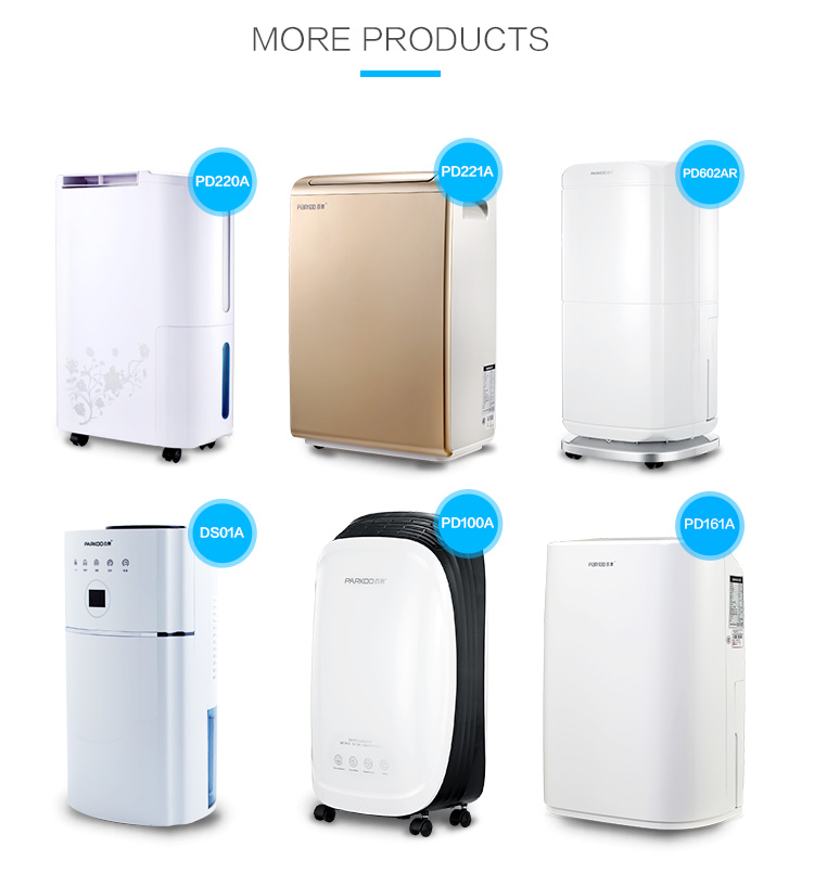 R134a Refrigerant 26L/Day 190m3/H Home Air Dehumidifier