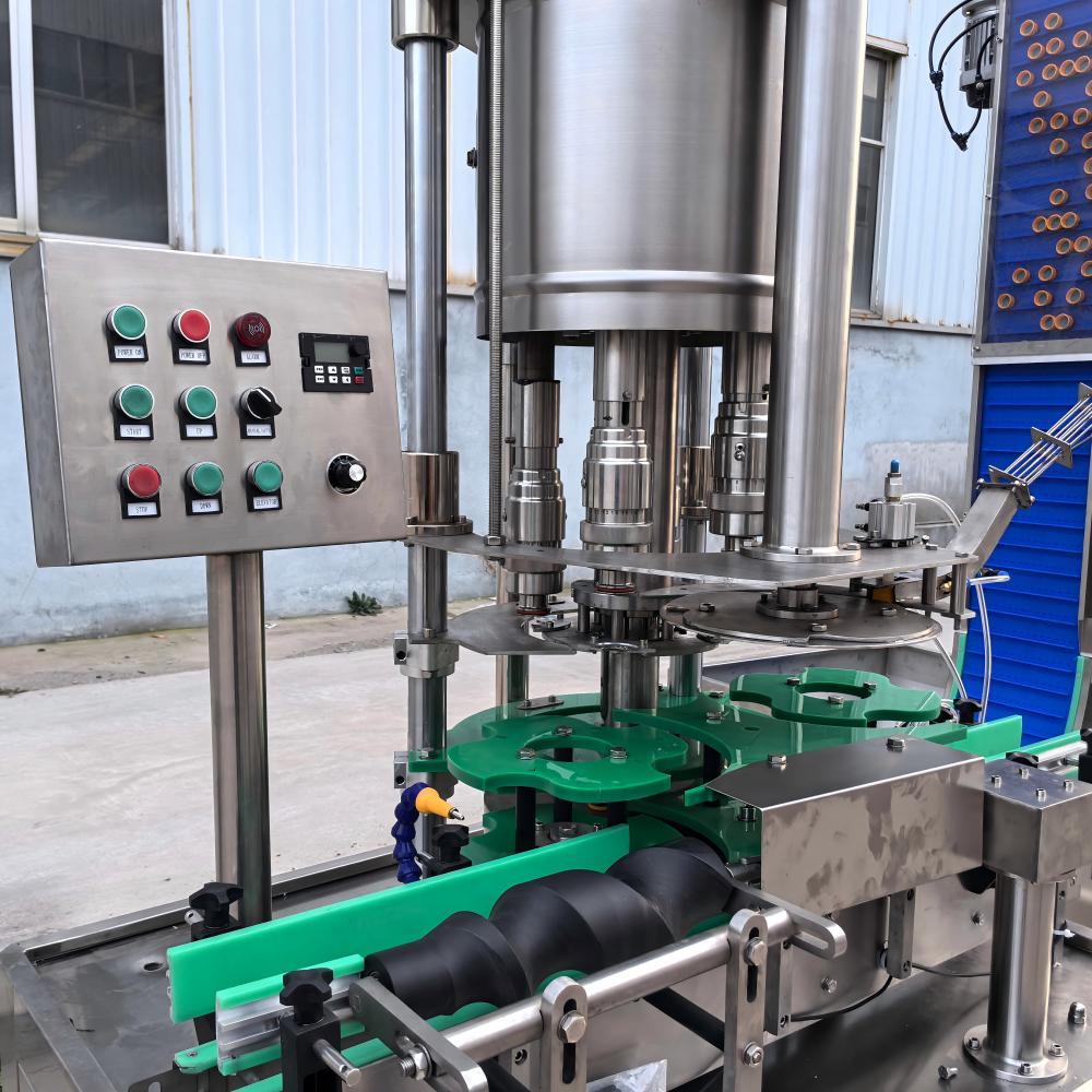 Automatic High-Efficiency Plastic Bottle Capping Screwing Machine for Pet Cap Closing Soft Drink Beverage