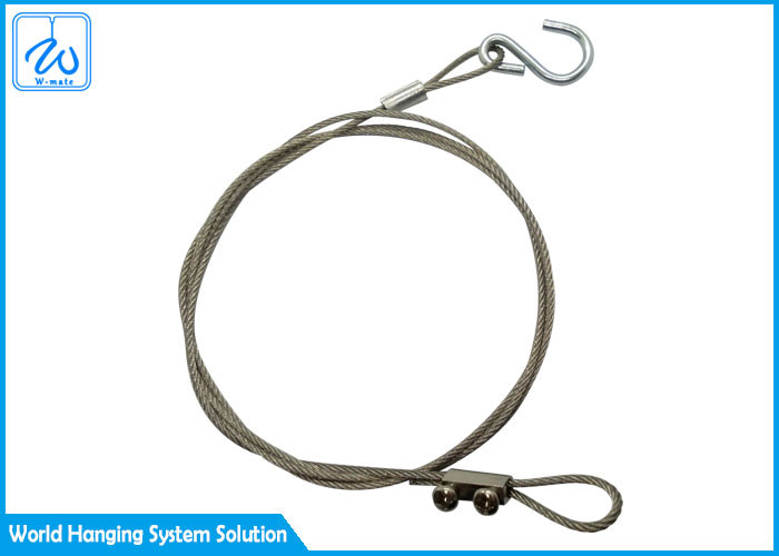 Saveking Safety Cord Stainless Steel Wire Rope Eyelets Pvc Coated Nylon Rope