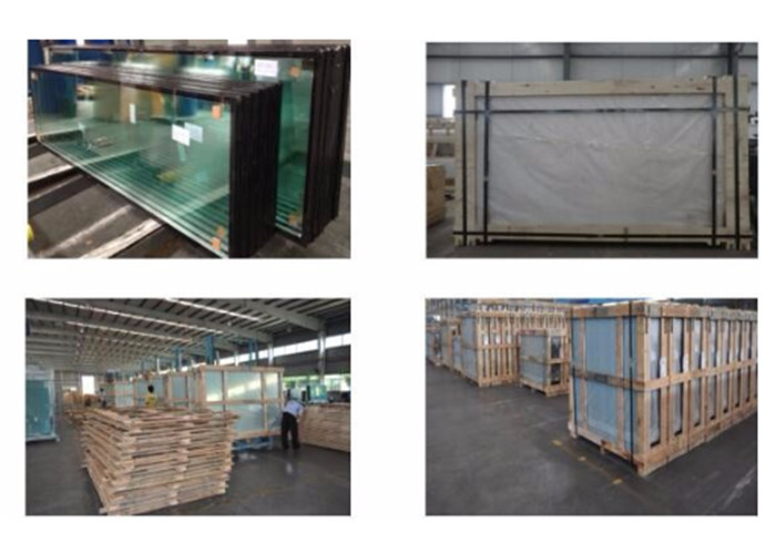 Hollow Structure Heat Insulating Glass , 3mm - 8mm Thickness Double Glazed Window Glass