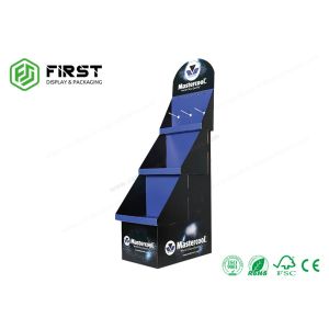 Light Weight Cardboard POP Displays , Customized Hanging Corrugated Floor Hook