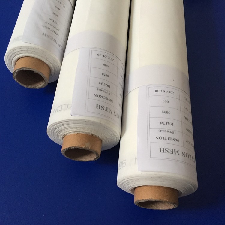  White 100% Monofilament Polyester Screen Mesh , Monofilament Screen Printing Mesh Manufactures