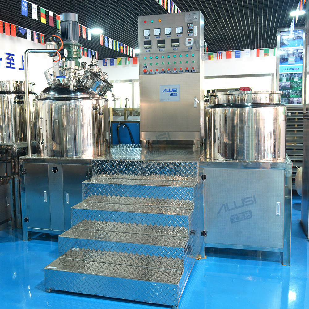 Stainless Steel 500ml Homogenizer Vacuum Face Cream Making Machine