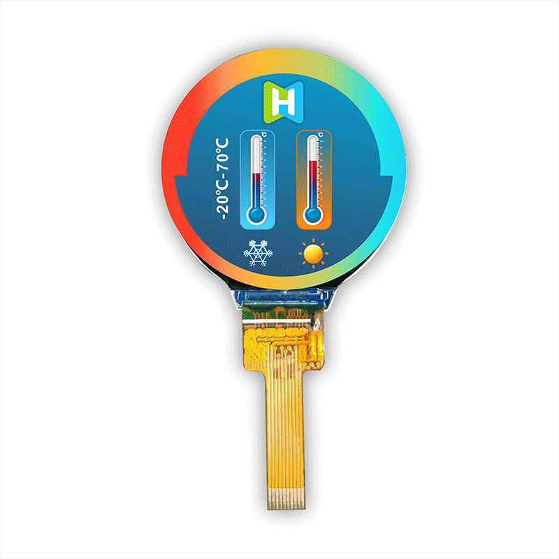SPI Interface 1.3 Inch Resistive Bar Type Round TFT LCD SPI 240x240