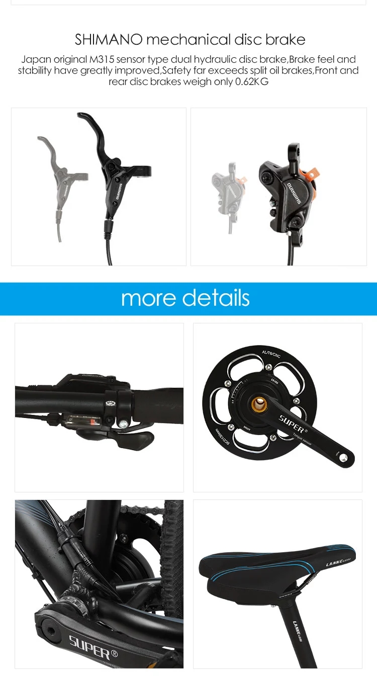 Aluminum Alloy Frame Portable E Bike 26" 350W With Removable 36V 6.8AH L G Lithium Battery