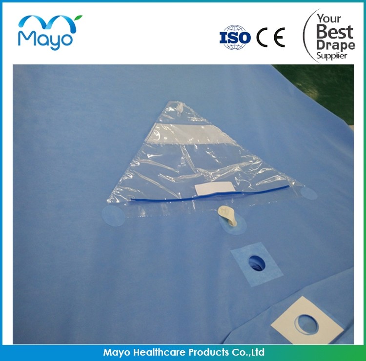 CE wholesale Disposable Sterile non woven surgical tur drapes pack disposable TUR pack