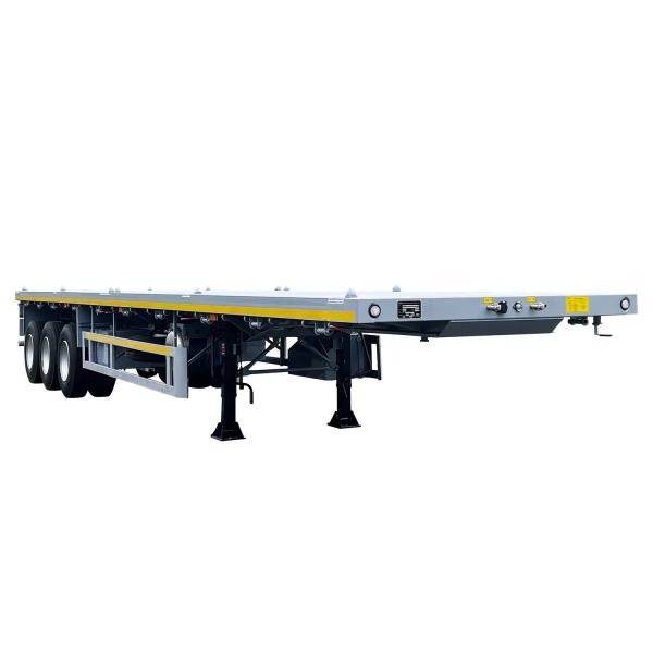 30 Tons, 40 Tons, 50 Tons, 60 Tons Container Flatbed Truck Semi-Trailer