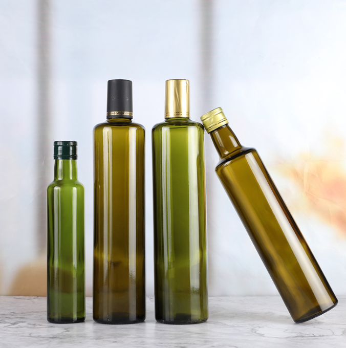 Kitchen Olive Oil Glass Bottle Design for Food Industry in Healthy Lead-free Glass