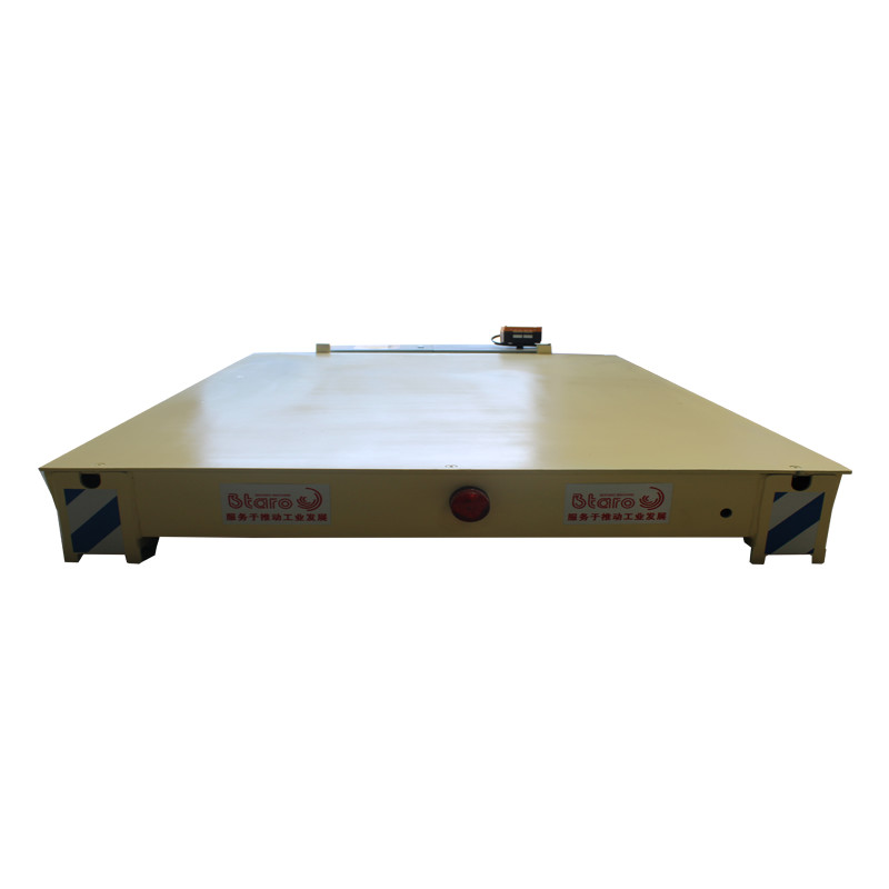 10 Ton Electric Platform Cart Remote Control IP 44 54 Heavy Loading Transportation