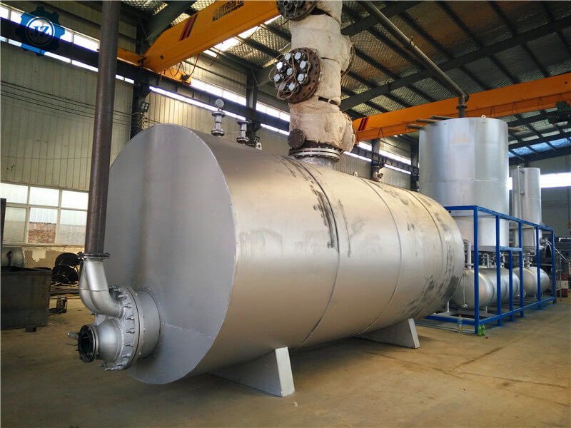 Low Sulphur 75%-80% Diesel Yield Used Oil Refining Waste Oil Distillation Machine