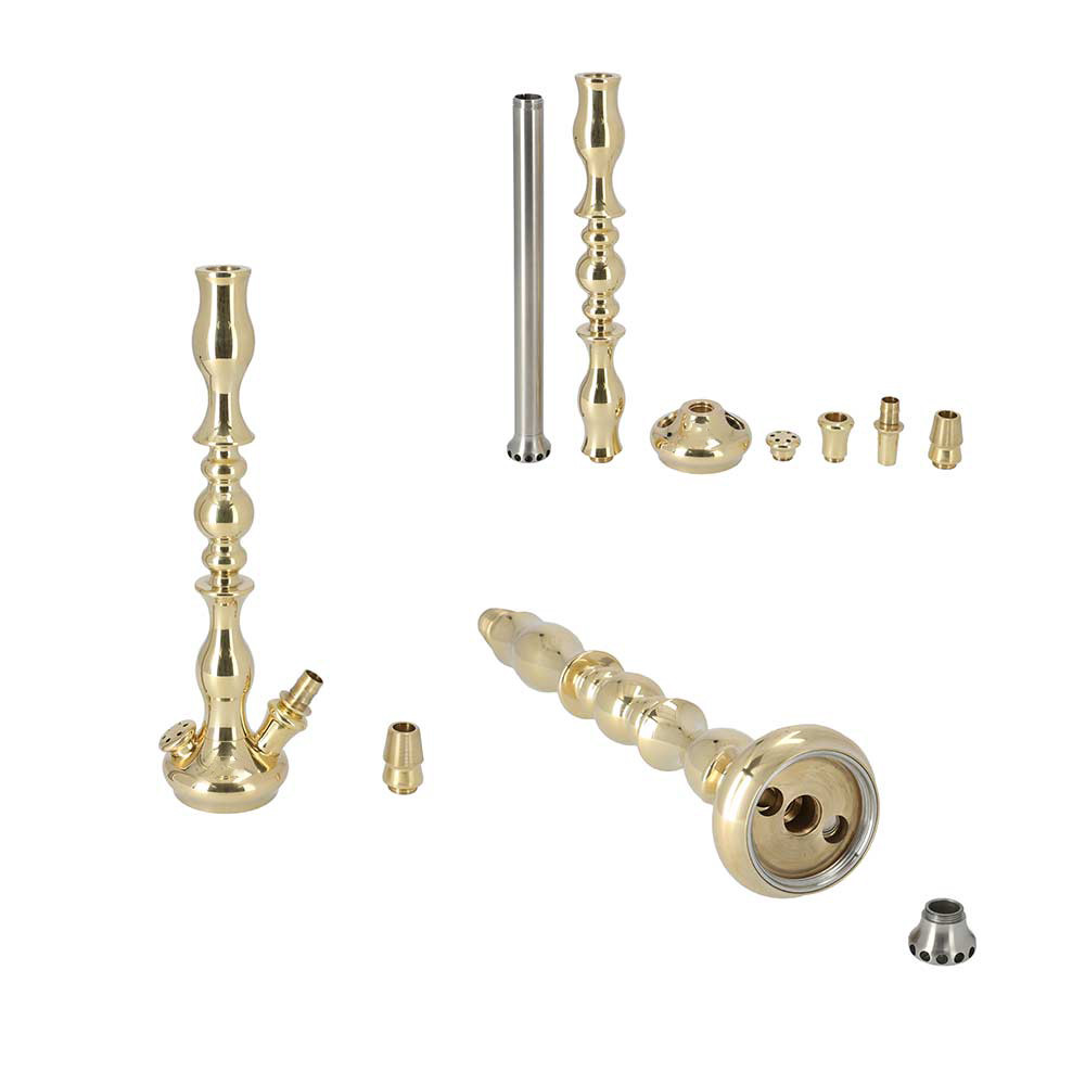 0.08CBM Portable Arab Hookah With CNC Machining Accessories
