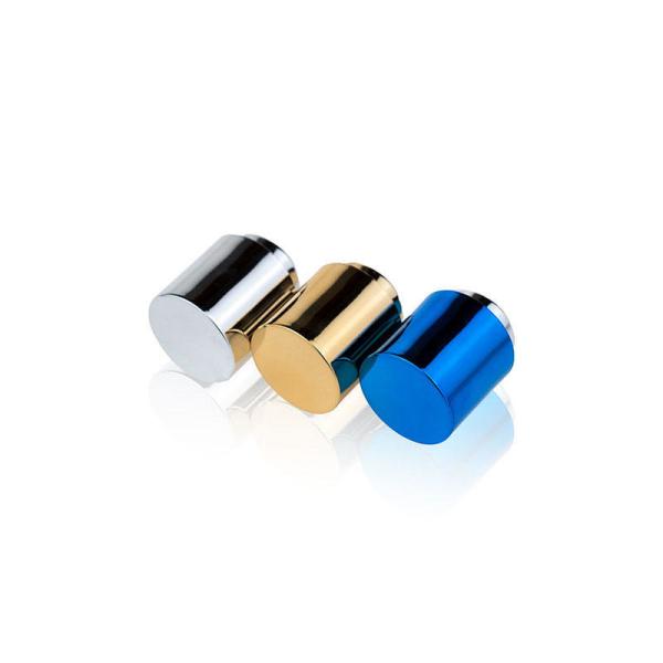 Cylindrical Luxury High-End Good Sealing OEM Perfume Cap Surface Electroplating