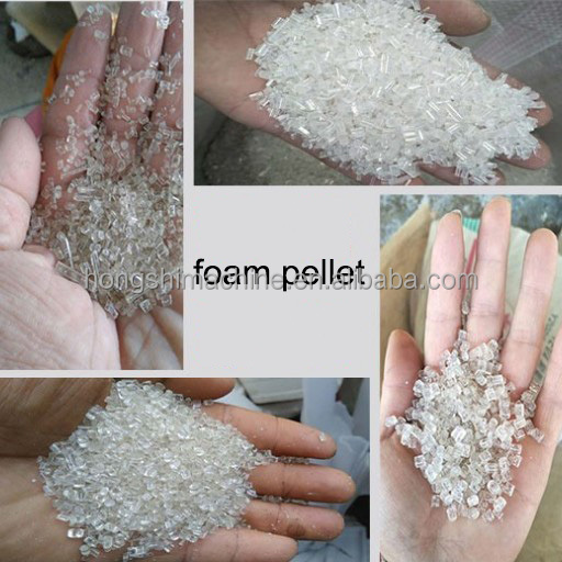 Epe Waste Plastic Foam Granulator Machine , Eps Styrofoam Pelleting Thermoforming Machine
