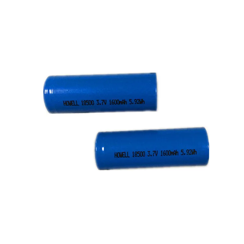 18500 High Temperature Lithium Battery Rechargeable Lithium Ion Battery 3.7V 1600mah