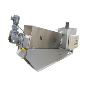 SS Mobile Dewatering Screw Press Machine Rust Resistant