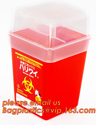 OEM 3l 5l 10l 12l 21l 22l yellow hospital biohazard medical needle disposal plastic safety sharp container with handle