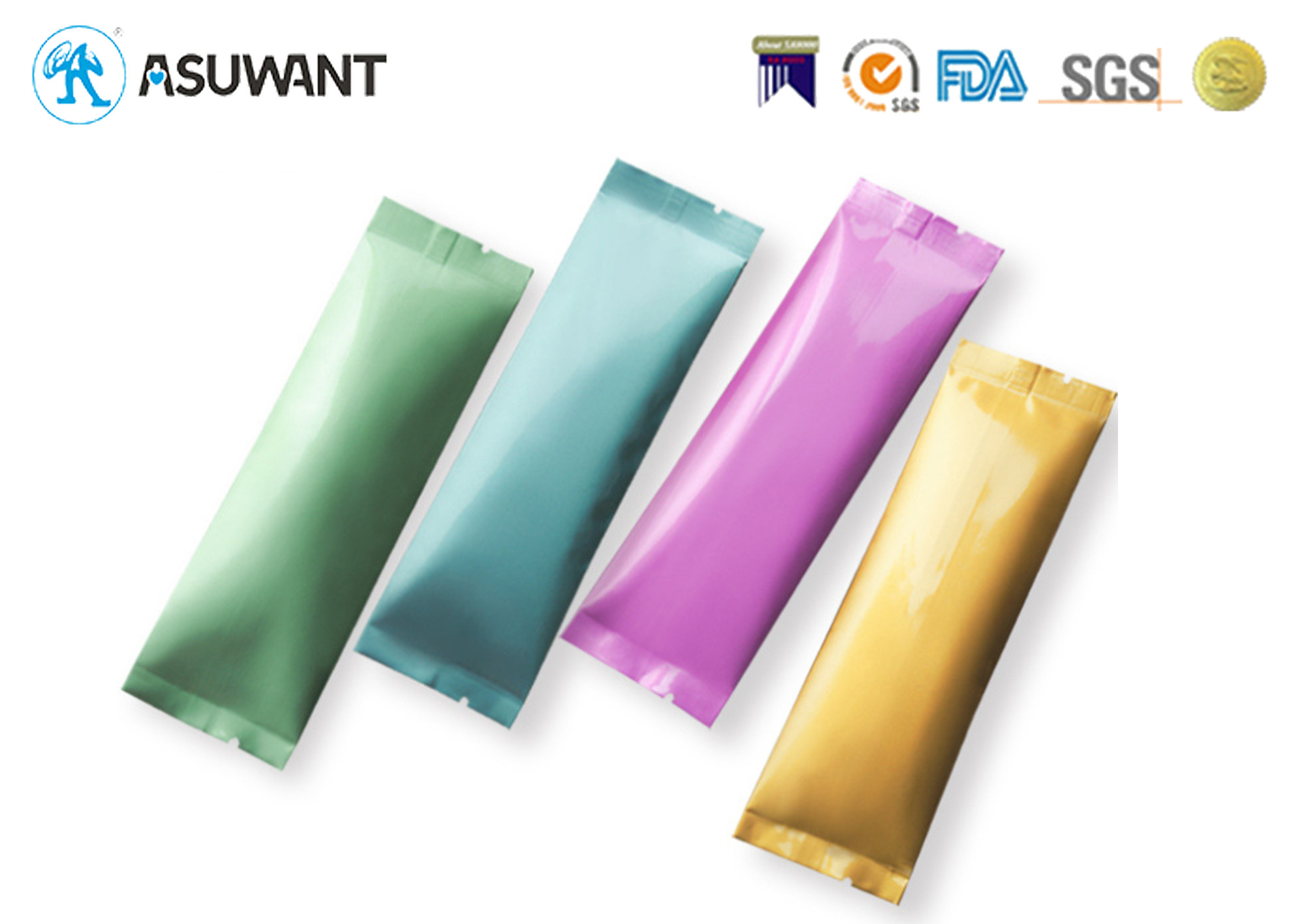 Aluminum Foil Sachets Laminated VMPE empty Coffee Pouch