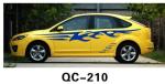 The Default Color PVC Custom Car Body Sticker QC-210J