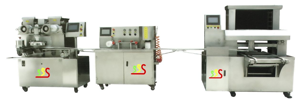 Pineapple Cake Mochi Meat Ball Making Machine 4800pcs/H
