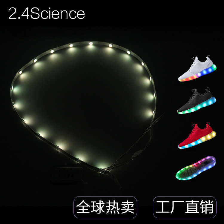 DC 3.7V Battery Powered Led Flashing Shoe Light Dance Shoes For Party