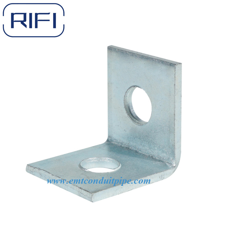 Wing Shap Fittings 8 Hole Unistrut Channel Fittings Galvanized Steel