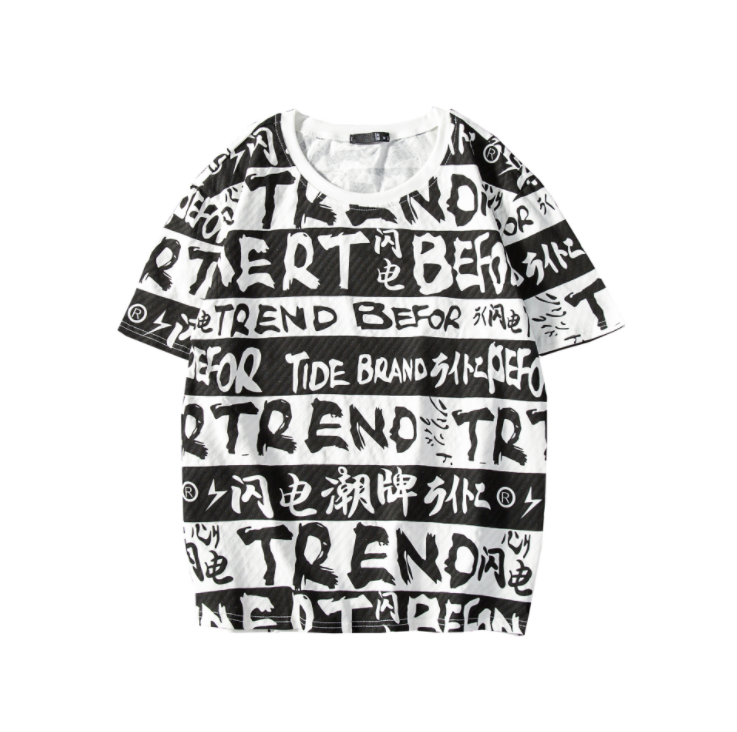 Funky Sublimation On Cotton Shirts , All Over Print Sublimated Running Shirts