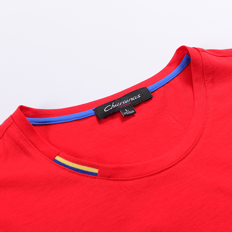100% Cotton Men Polo Style T Shirt Custom Design Environmental Protection