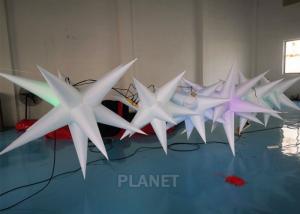  Oxford Cloth LED Inflatable Star With Color Light For Event Decoration Manufactures